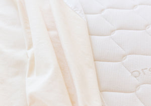 NaturePedic Organic Breathable Waterproof Mattress Protector Pads - Fitted