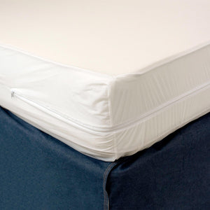 Bedding-Dry Defender Heavy Duty Vinyl Split Boxspring Cover - California King Size (2 Hospital Twin XL Vinyls)