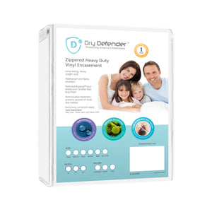 Vinyl Covers-Dry Defender Zippered Vinyl Pillow Covers