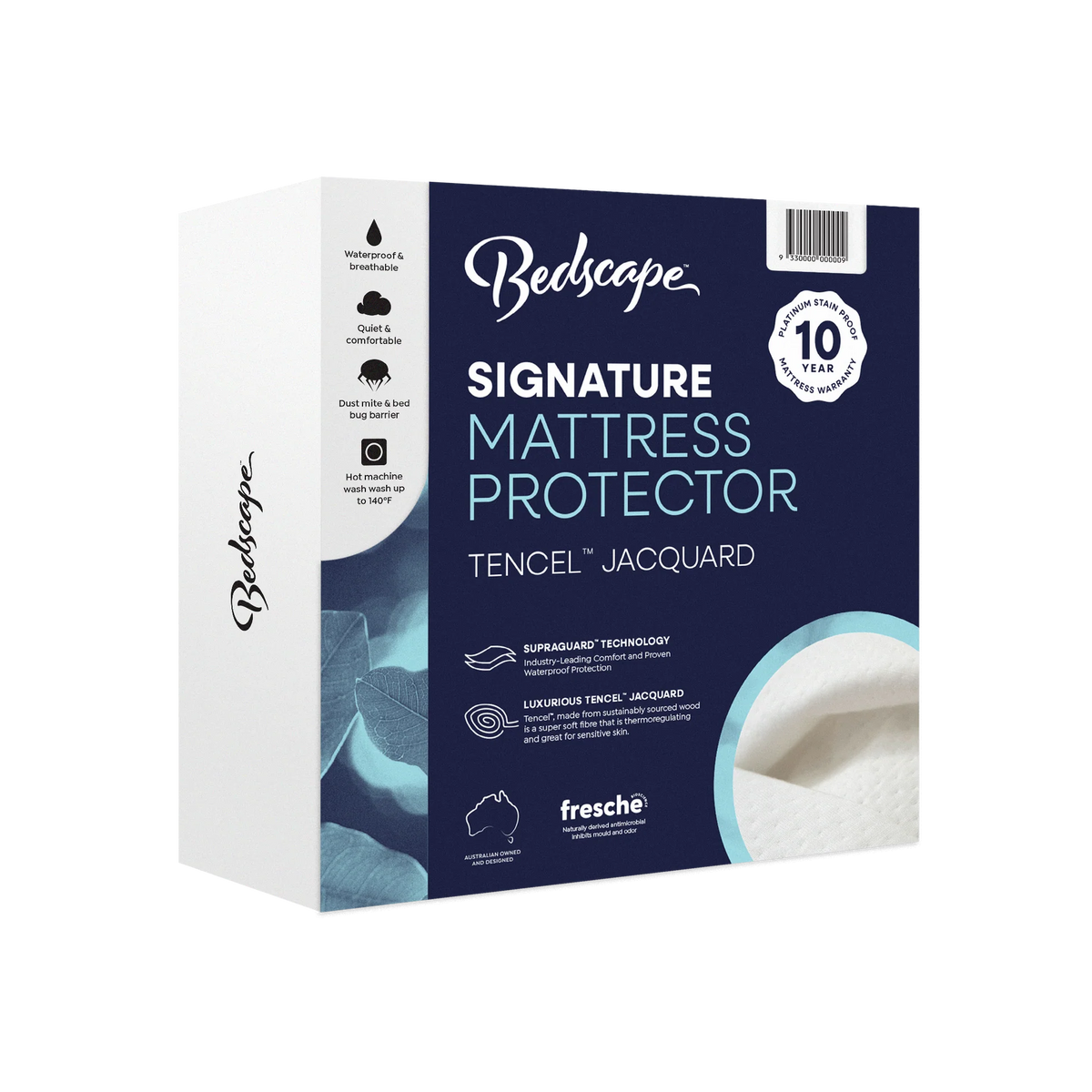 Bedscape Signature Tencel Jacquard Waterproof Mattress Protector