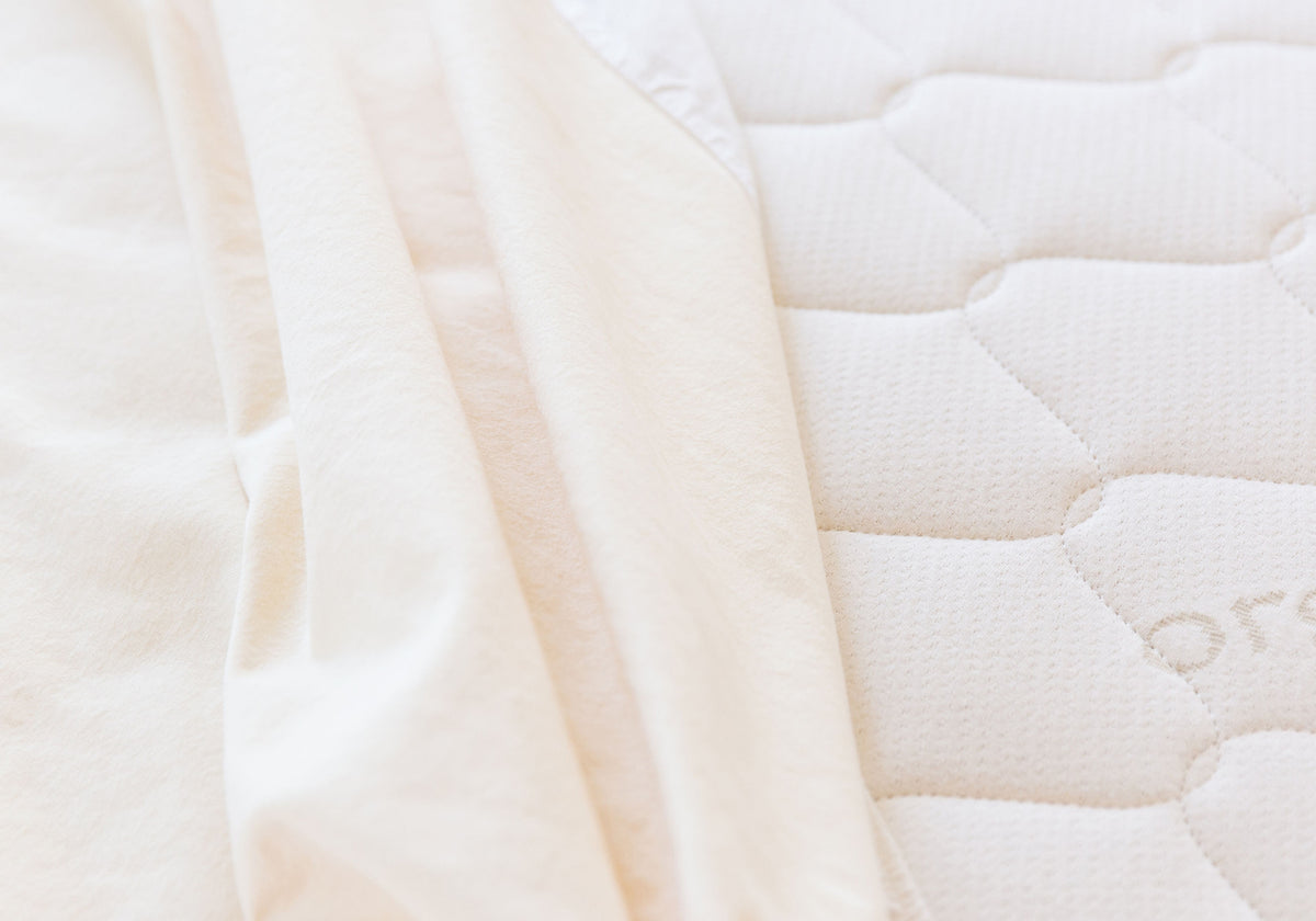 NaturePedic Organic Breathable Waterproof Mattress Protector Pads - Fitted