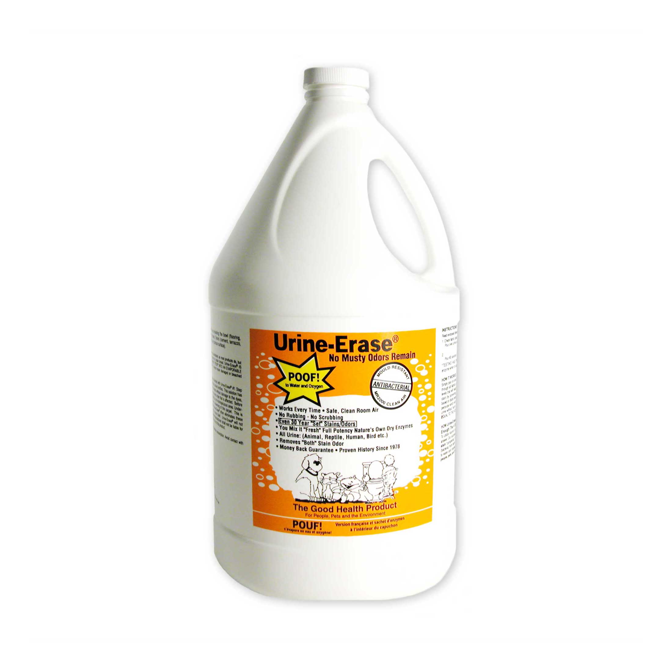 Urine-Erase Stain and Odor Remover: Bedwetting Store - Protective Bedding