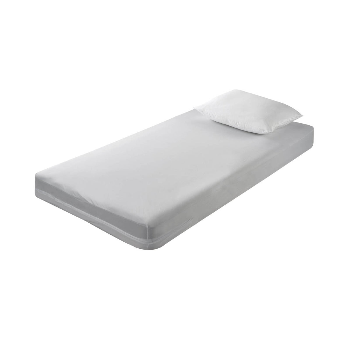 Vinyl Covers-Zippered Vinyl Mattress Protector - Heavy Duty