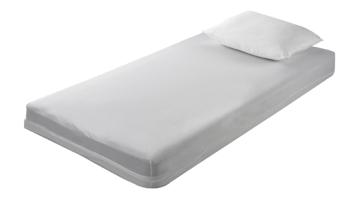Vinyl Covers-Dry Defender Plastic Mattress Cover - Zippered