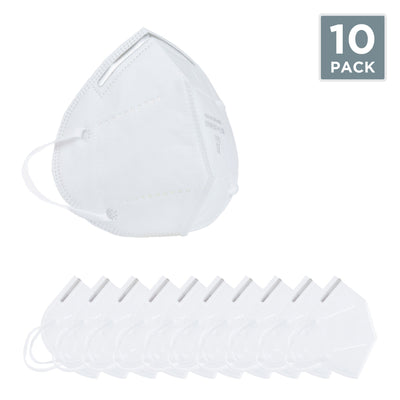 Health and Safety-Disposable KN95 Face Masks - Personal Use - Pack of 10 - Updated