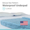 Underpads-Printed Waterproof Bed Pad - Star Pattern