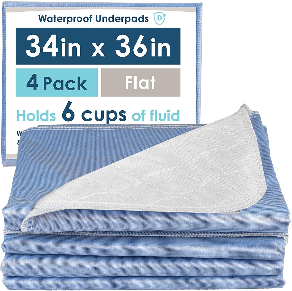 Underpads-Dry Defender Deluxe Waterproof Underpad